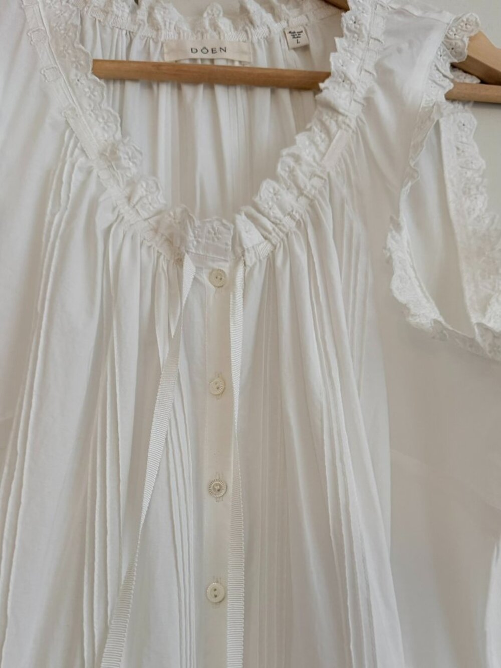 DOEN Hortense Dress in Salt L - Picture 5 of 16